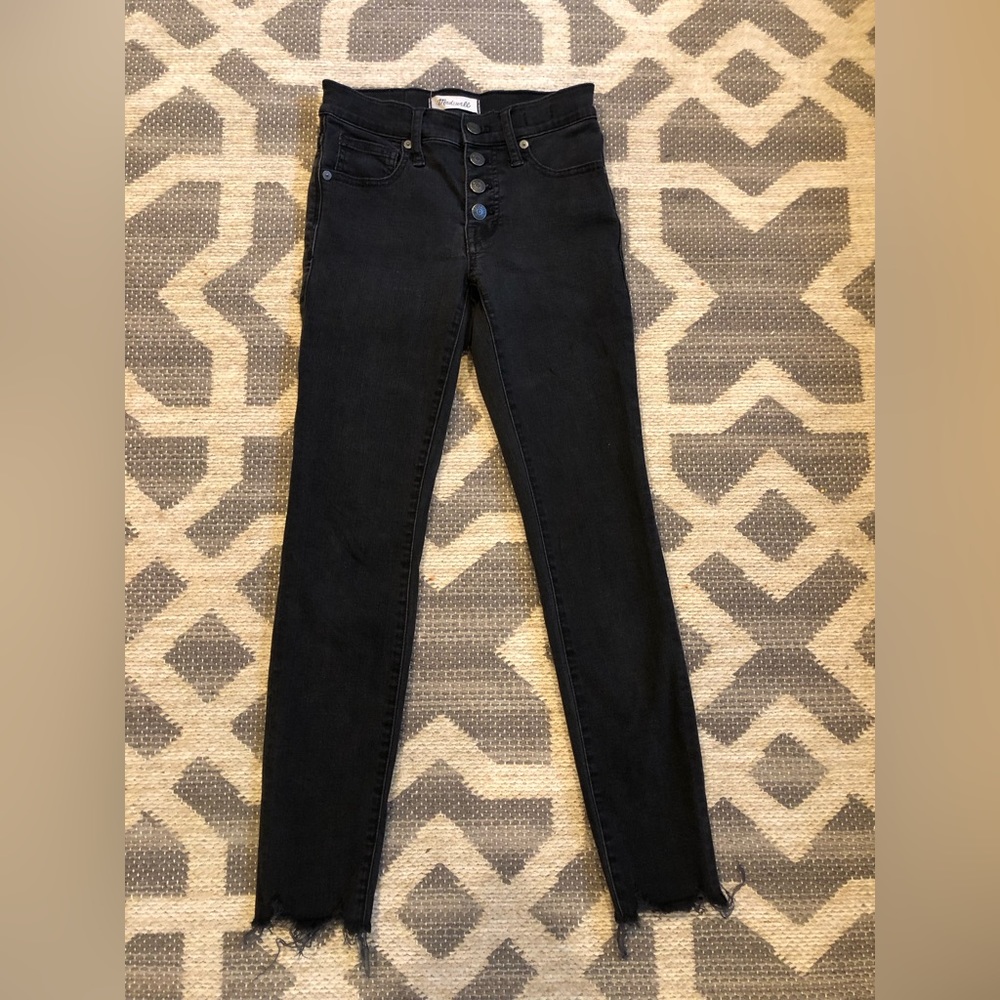 Madewell 9” high rise skinny jeans